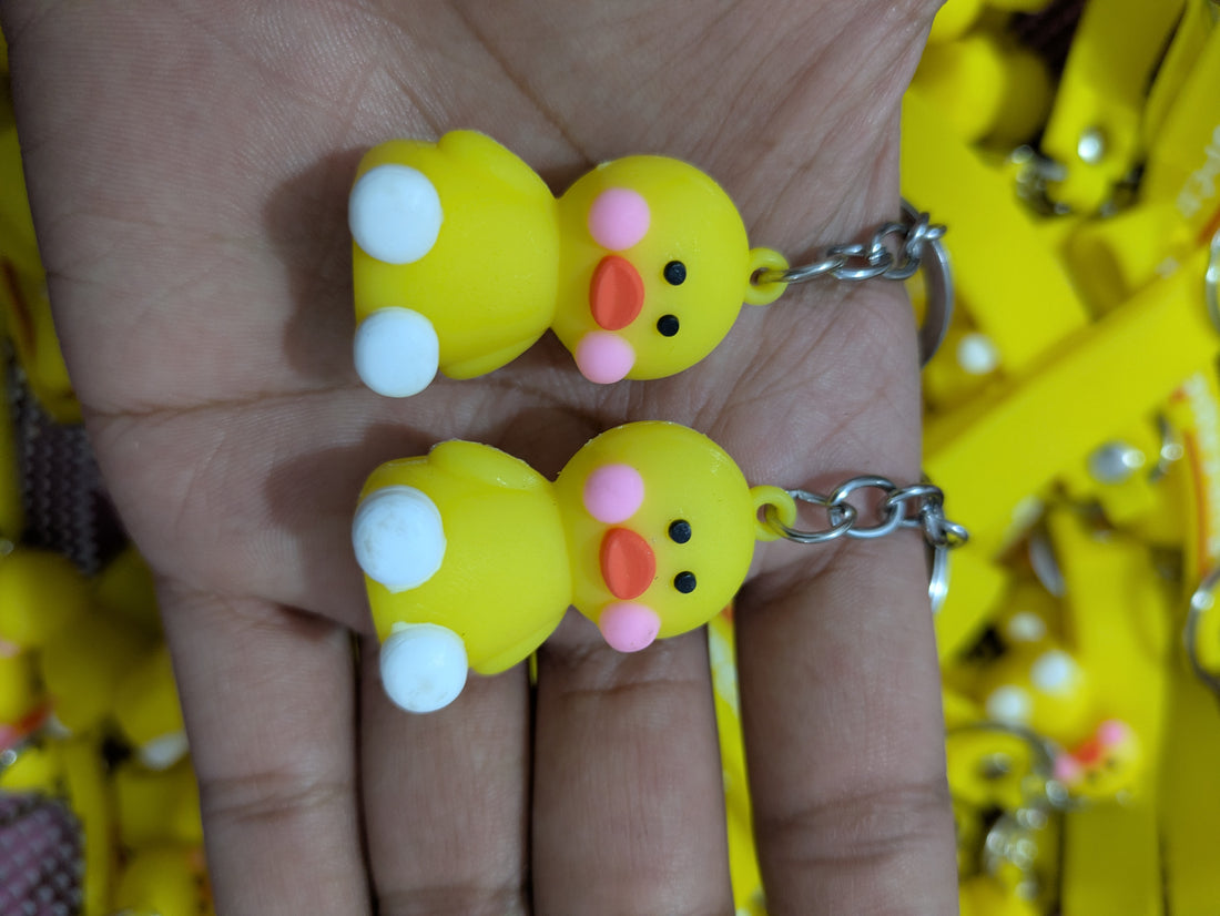 Pack of 2 Chick Keychains