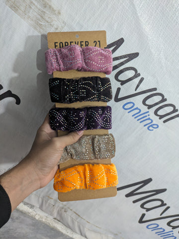 valvet scrunchies