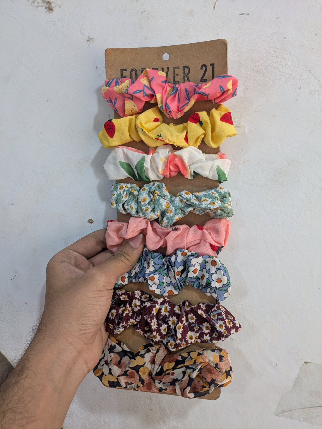 Printed Scrunchies Card