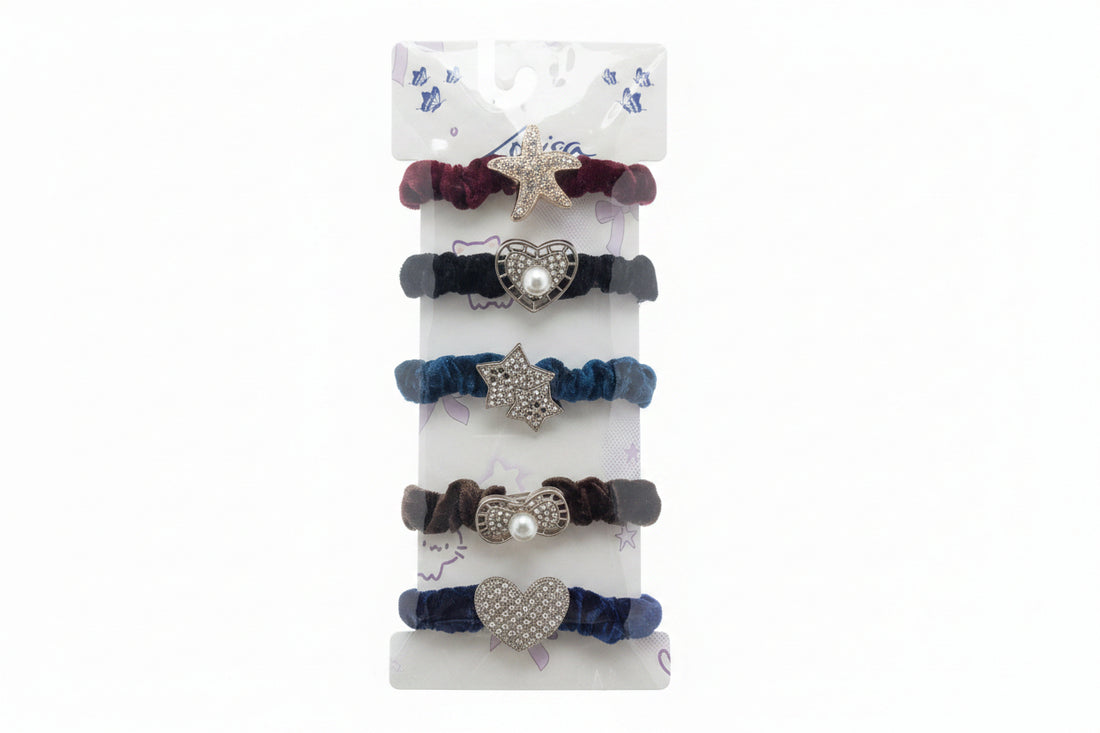 Velvet fancy scrunchies.