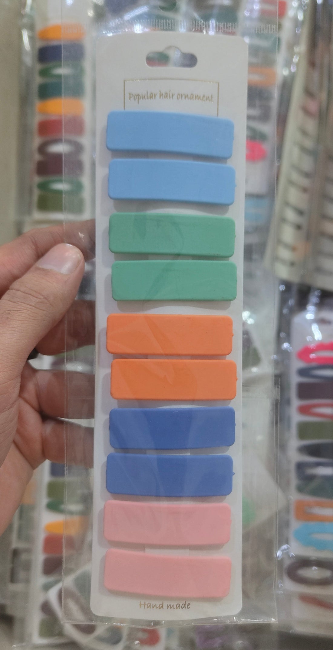 Colourfull tiktak pins